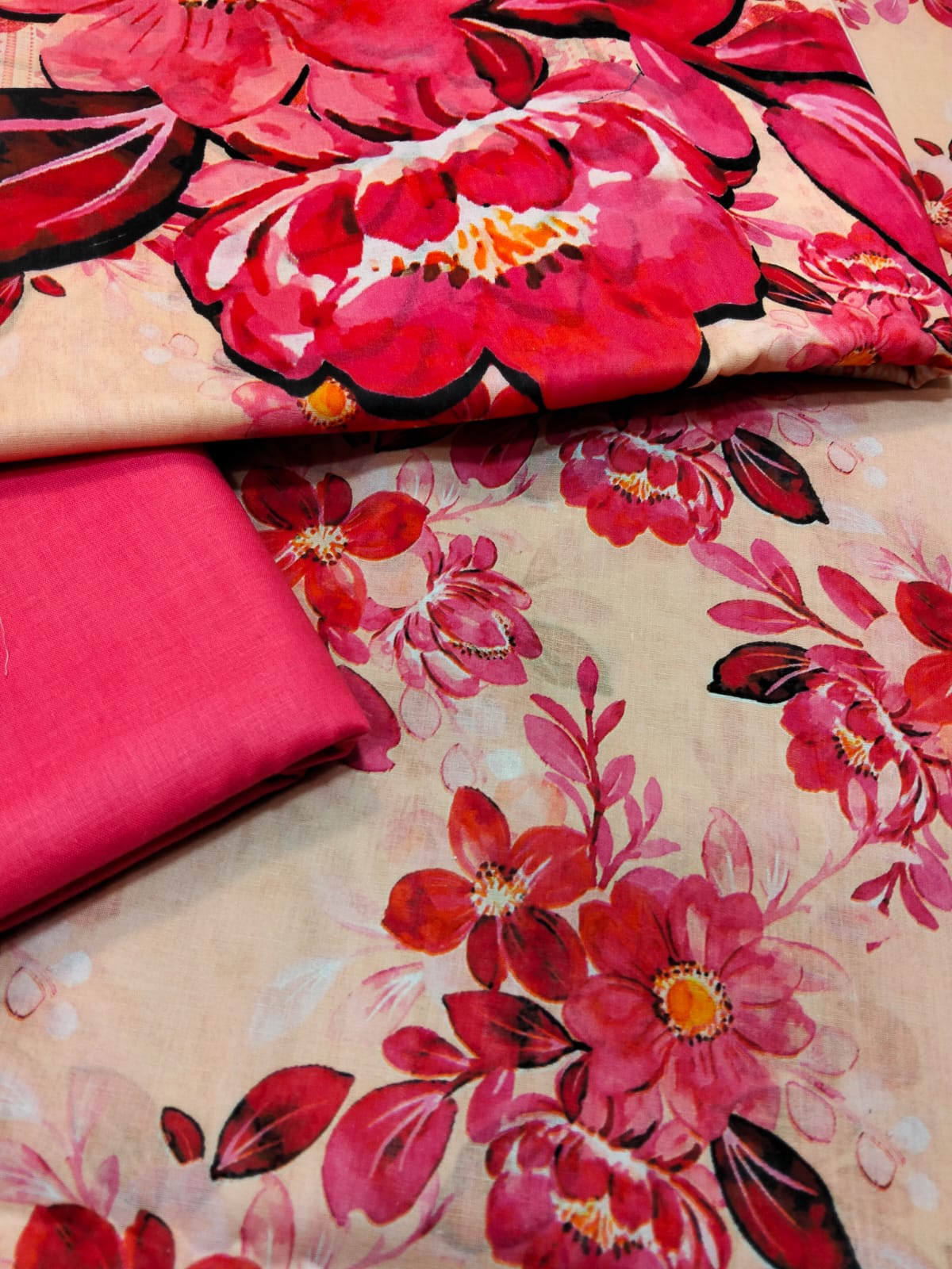 3PC PINK P PRINTED LWAN