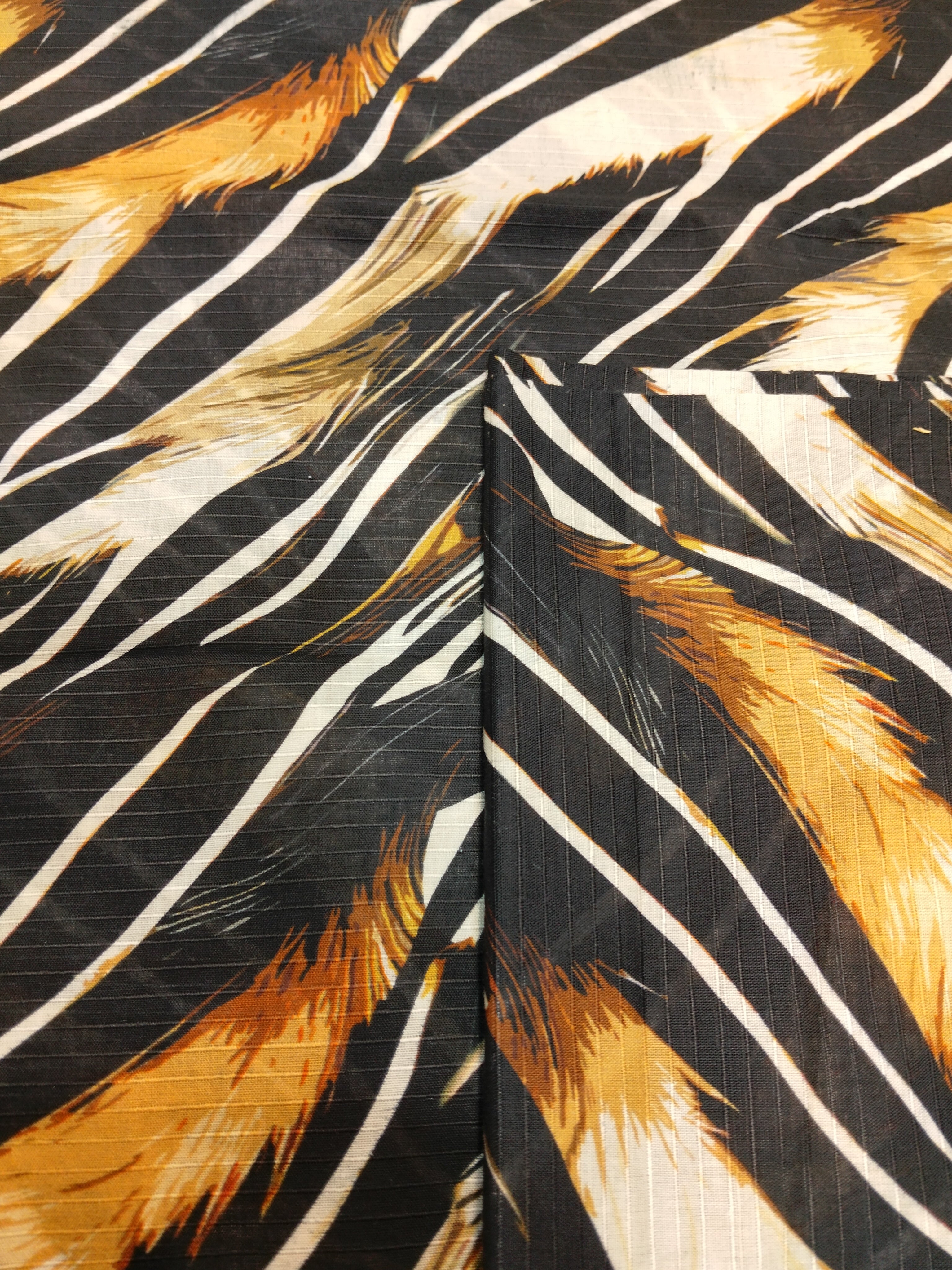 BLACK TIGER LAWN ALL OVER TWO PIECES