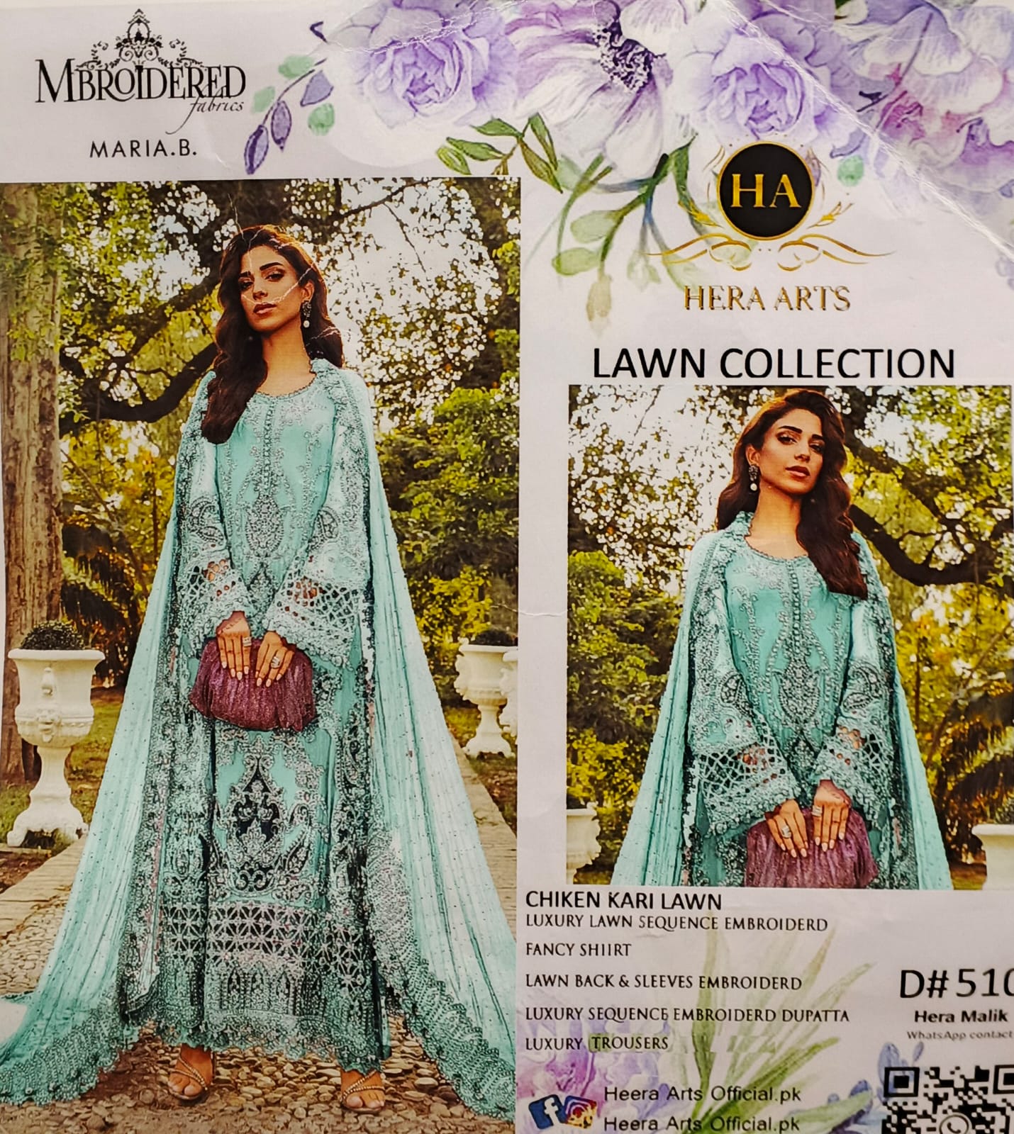 3pc Chicken kari luxury lawn with boutique style
