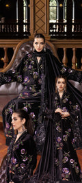 3PC Twin Sequence Black Lawn