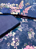 Printed blue lawn 3Pc